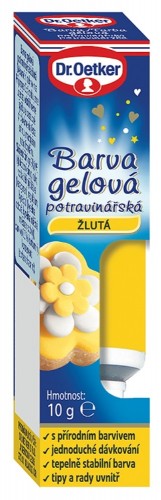 Dr. Oetker Potravinářská barva gelová 10 g, vybrané druhy