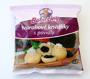 Babiččiny tvarohové knedlíky s povidly