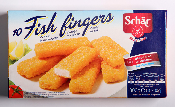 Schär 10 Fish fingers gluten-free