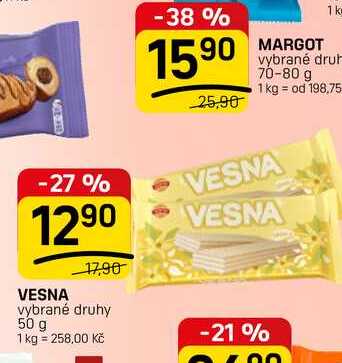 VESNA vybrané druhy 50 g