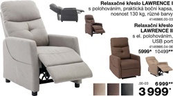 Relaxační křeslo LAWRENCE II