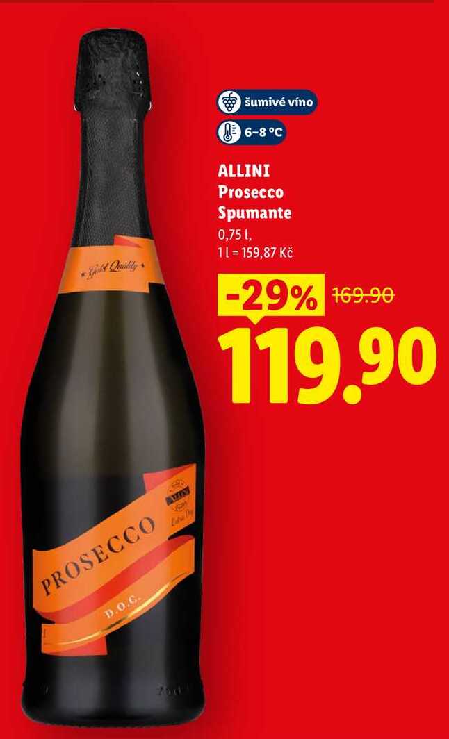ALLINI Prosecco Spumante 0,751