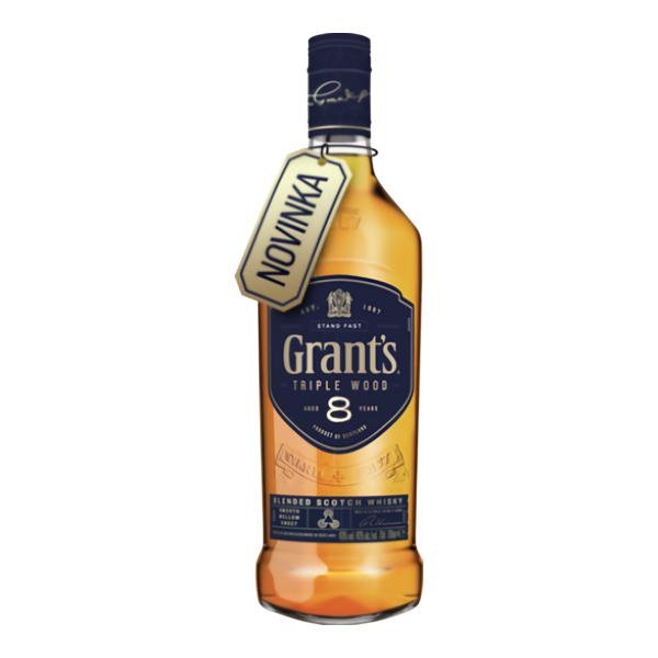 Grant's Triple Wood 8YO skotská whisky (40%)