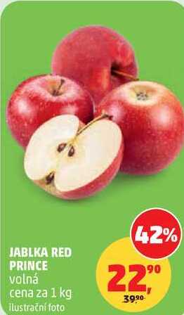 JABLKA RED PRINCE, 1 kg