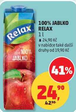 100% JABLKO RELAX, 1 l