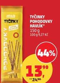 TYČINKY POHODOVKY HAVLÍK, 150 g 