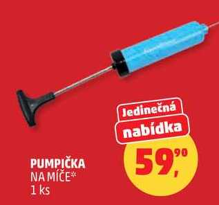 PUMPIČKA NA MÍČE, 1 ks