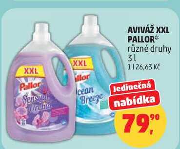 AVIVÁŽ XXL PALLOR různé druhy, 3 l