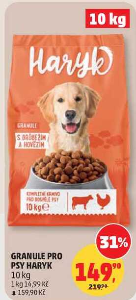 GRANULE PRO PSY HARYK0, 10 kg