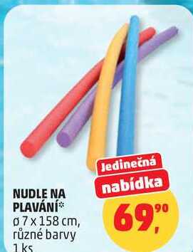 NUDLE NA PLAVÁNÍĺ, 1 ks