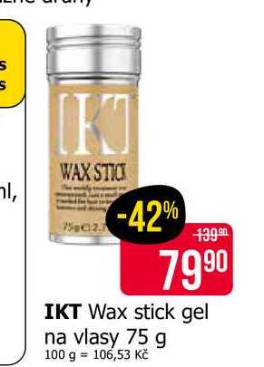 IKT Wax stick gel na vlasy 75 g