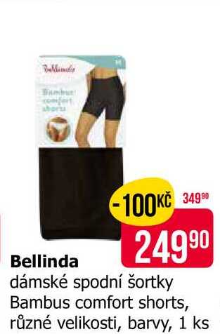 Bellinda dámské spodní šortky Bambus comfort shorts, různé velikosti, barvy, 1 ks