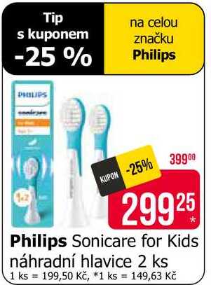 Philips Sonicare for Kids náhradní hlavice 2 ks