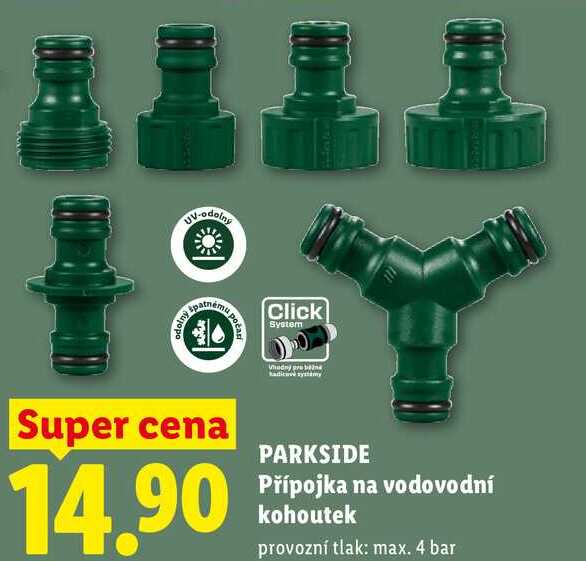 PARKSIDE Přípojka na vodovodní kohoutek