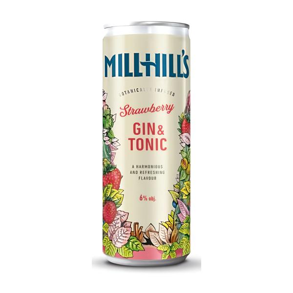 MillHills Strawberry Gin&Tonic RTD (6%)