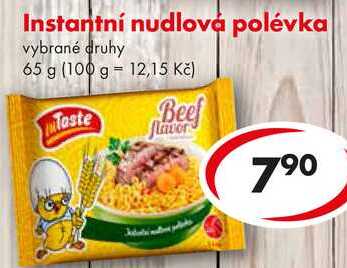 Instantní nudlová polévka, 65 g