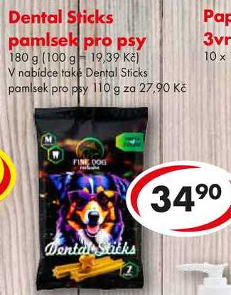 Dental Sticks pamlsek pro psy, 180 g