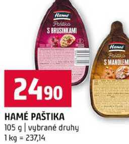 HAMÉ PAŠTIKA 105 g vybrané druhy
