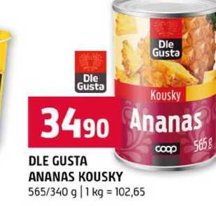 DLE GUSTA ANANAS KOUSKY 565/340 g