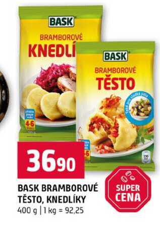 BASK BRAMBOROVÉ TĚSTO, KNEDLÍKY 400 g 