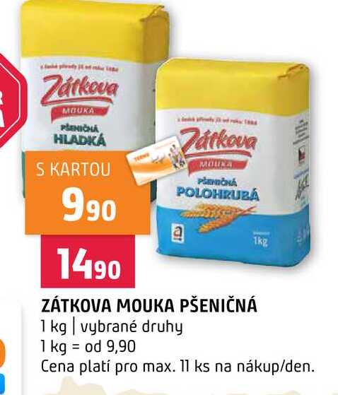 ZÁTKOVA MOUKA PŠENIČNÁ 1 kg vybrané druhy