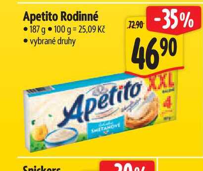 Apetito Rodinné 187 g