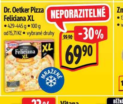 Dr. Oetker Pizza Feliciana XL 429-445 g