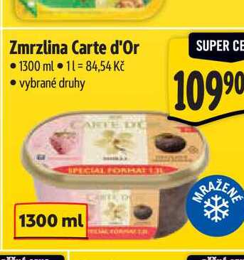 Zmrzlina Carte d'Or 1300 ml