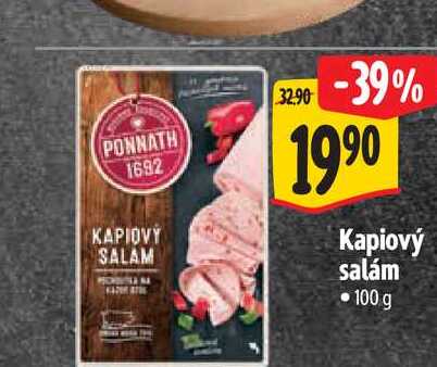  Kapiový salám 100 g 