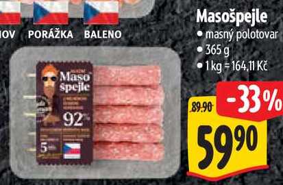 Masošpejle, 365 g