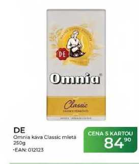 DE Omnia káva Classic mletá 250g