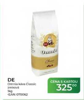 Omni DE Omnia káva Classic zrnková 1kg