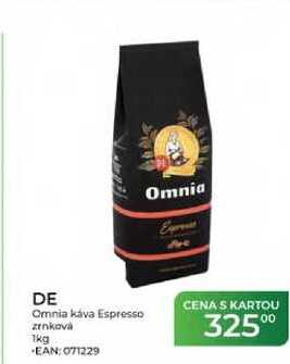 DE Omnia káva Espresso zrnková 1kg  