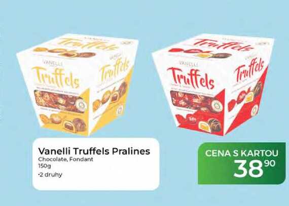 Vanelli Truffels Pralines Chocolate, Fondant 150 g