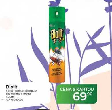 Biolit Sprej Proti Létajícímu A Lezoucímu Hmyzu 400ml