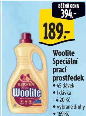 Woolite Speciální prací prostředek, 45 dávek