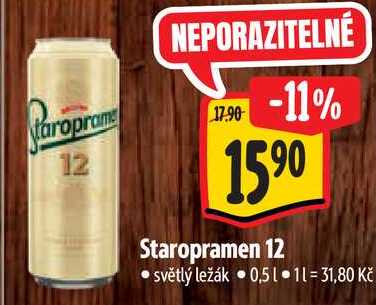 Staropramen 12, 0,5 l