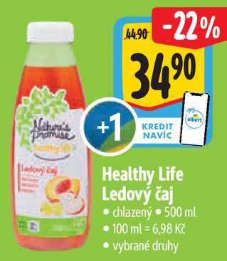 Healthy Life Ledový čaj, chlazený, 500 ml