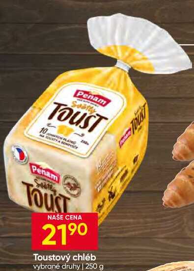 Penam Chléb toustový světlý 250g