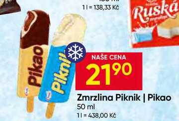 Zmrzlina Piknik, Pikao 50 ml