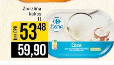 Zmrzlina kokos 1l