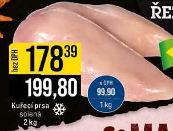 Kuřecí prsa solená 2 kg 