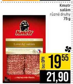 Kmotr salám různé druhy 75g 