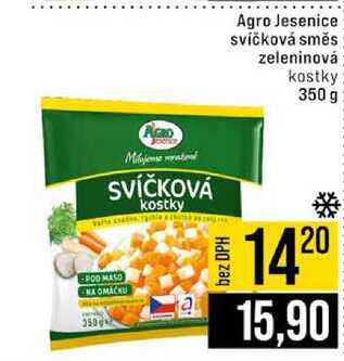 Agro Jesenice svíčková směs zeleninová kostky 350 g 