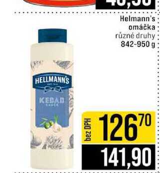Helmann's omáčka různé druhy 842-950 g 