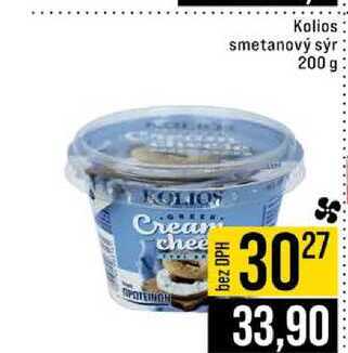 Kolios smetanový sýr 200 g