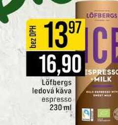 Löfbergs ledová káva espresso 230 ml 