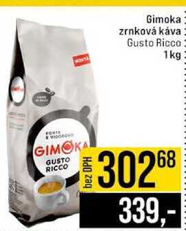 Gimoka zrnková káva Gusto Ricco 1kg