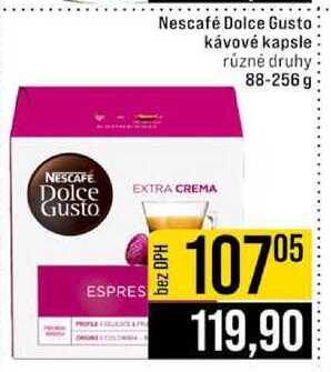 Nescafé Dolce Gusto kávové kapsle různé druhy 88-256 g