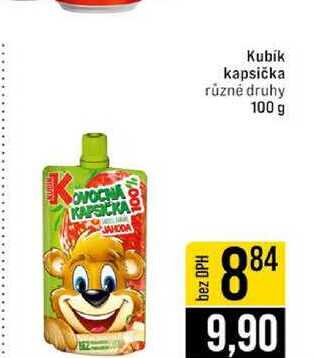 Kubik kapsička různé druhy 100 g